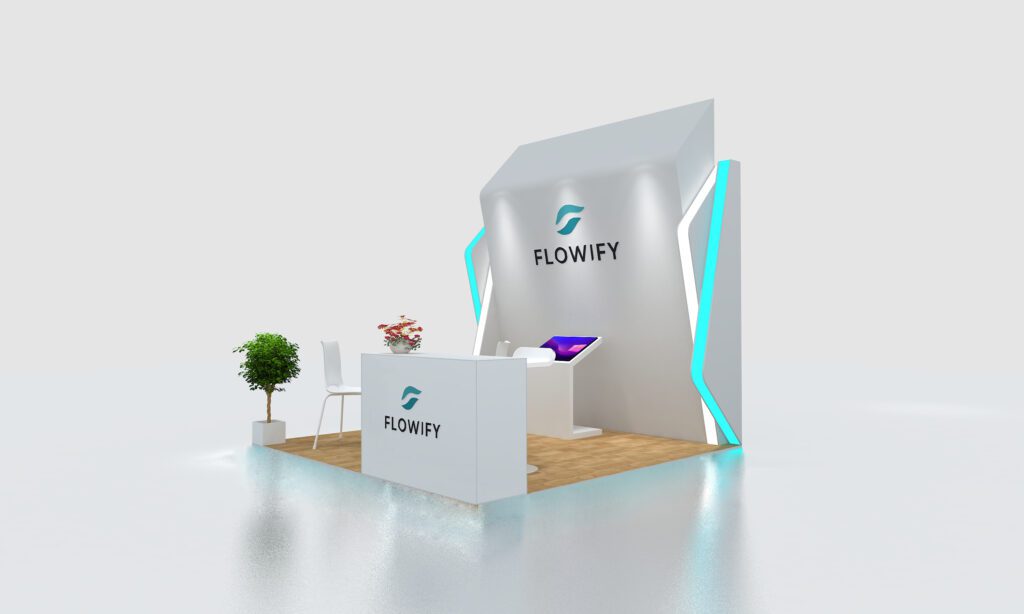 10x10 Custom Trade Show Booth Rental