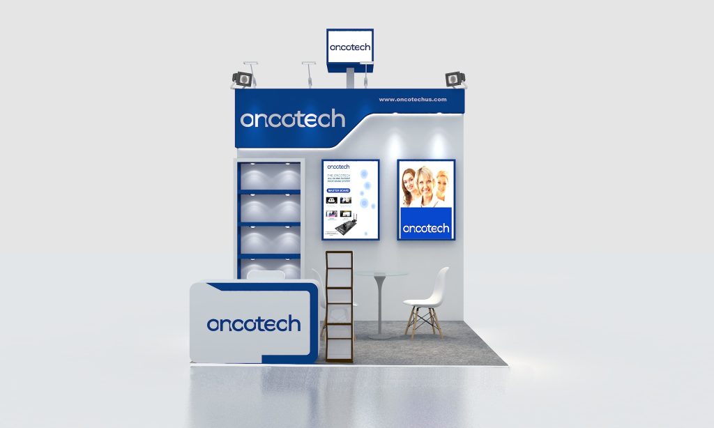 Pulse 10x10 custom trade show booth rental Orlando Chicago Atlanta & nationwide front view