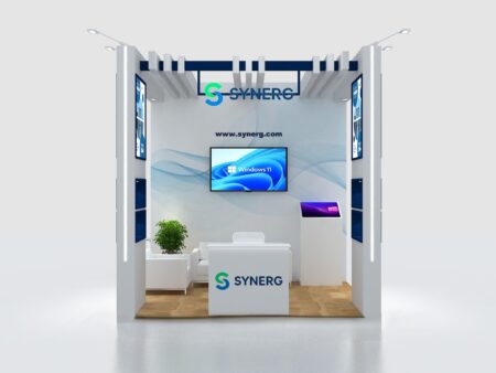 10x10 custom trade show booth rental