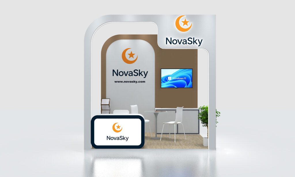 10x10 custom trade show booth rental