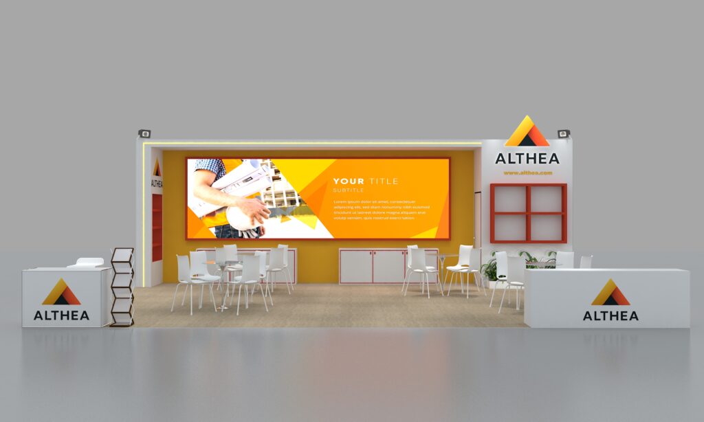 Aarcova 20x30 custom trade show booth rental