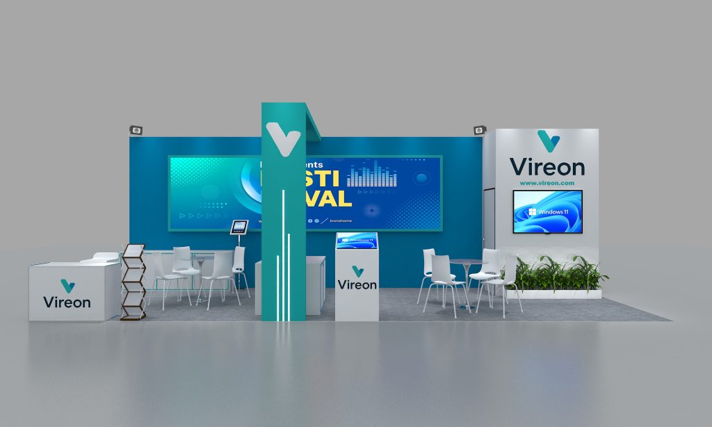 Moon 10x30 Trade Show Booth Rental