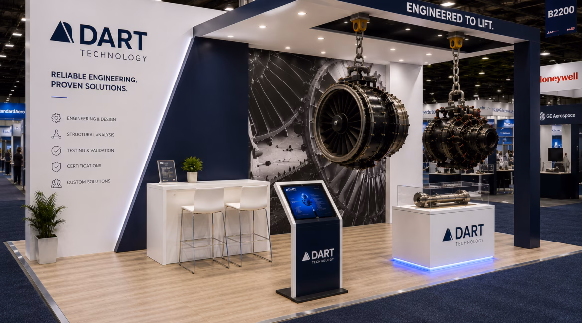 Covalent 10×30 Custom Trade Show Booth Rental